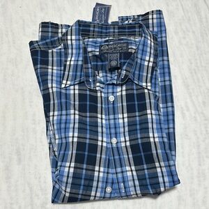 American Rag Blue Plaid Men's Shirt